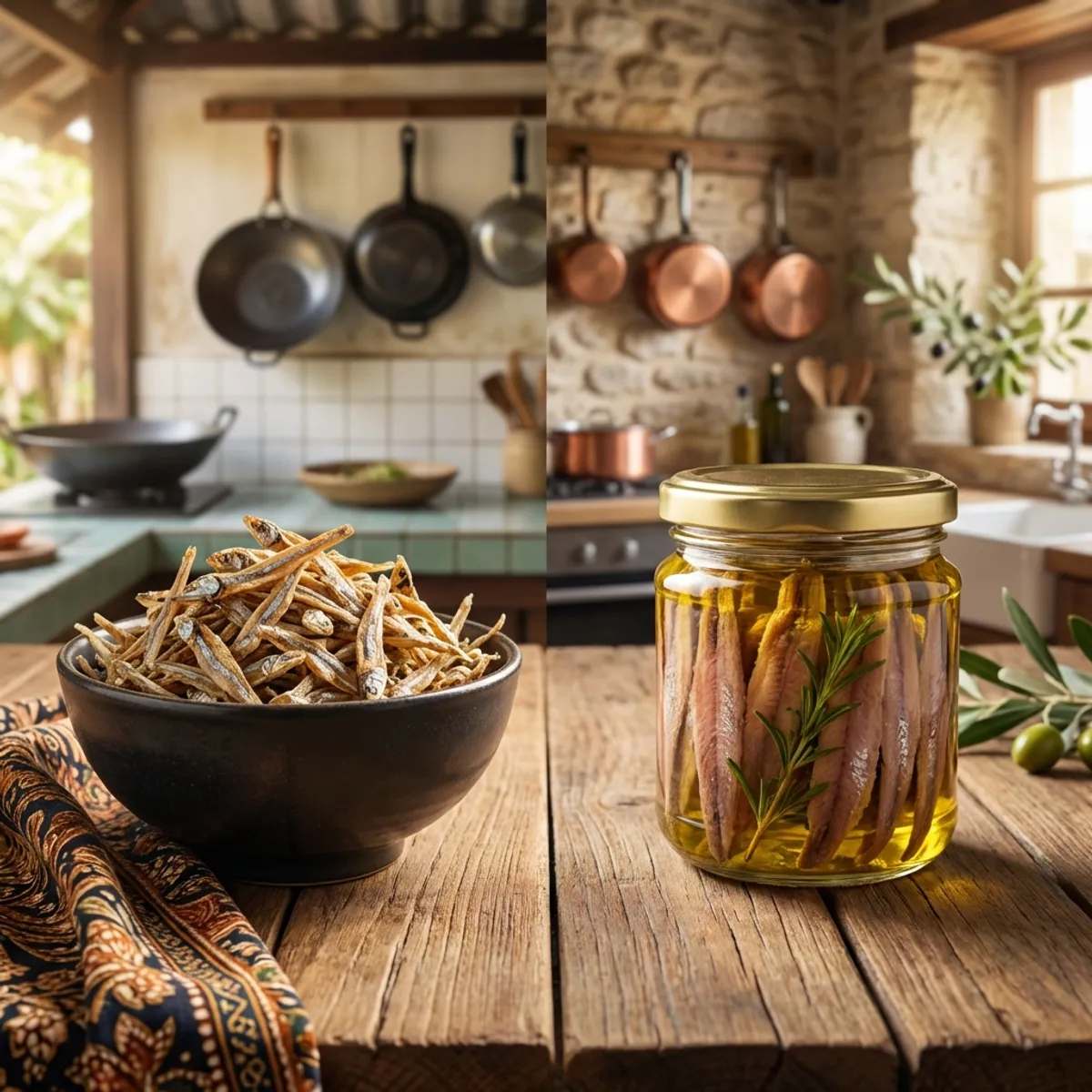 Ikan Bilis vs Anchovies: Adakah Ia Ikan yang Sama? Panduan Istilah & Kegunaan