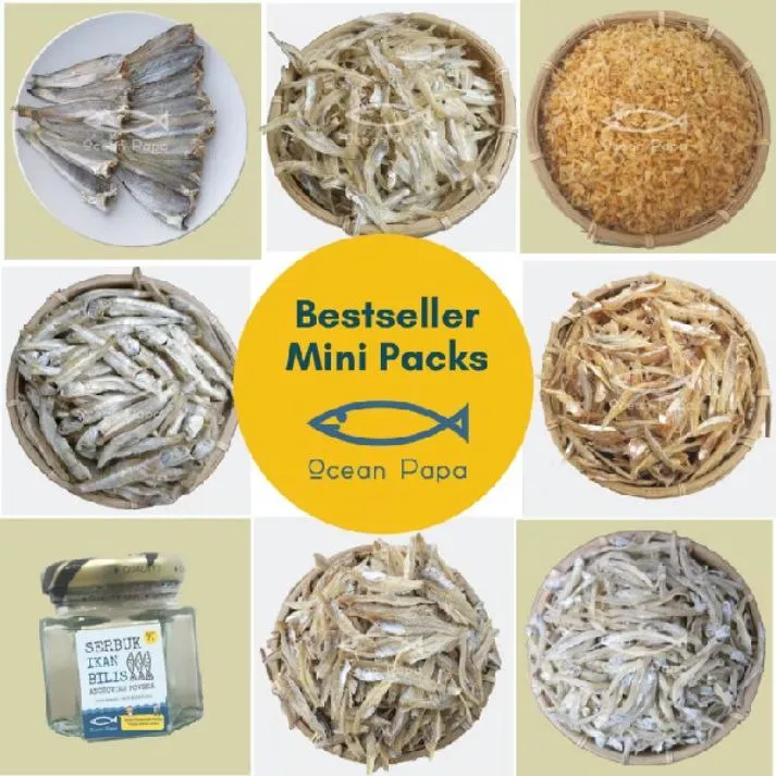 Bestseller Mini Pack (Ikan Bilis / Ikan Masin / Udang Kering / Serbuk Bilis)