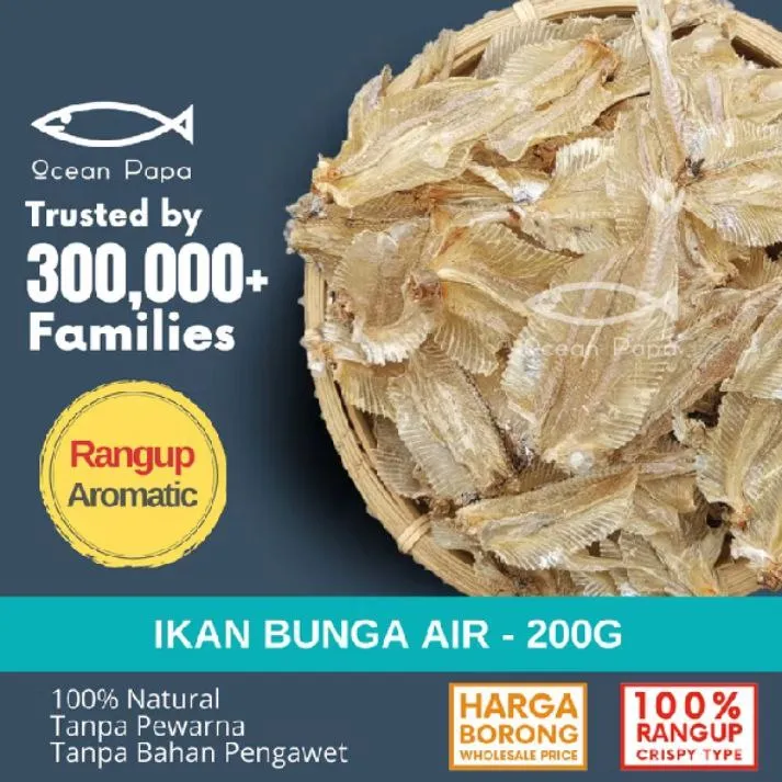 Ikan Bilis Bunga Air Gred AAA - 200g