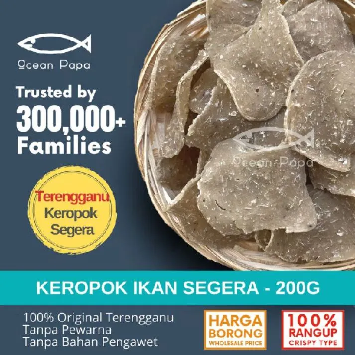Keropok Ikan Segera (Terengganu) - 200g