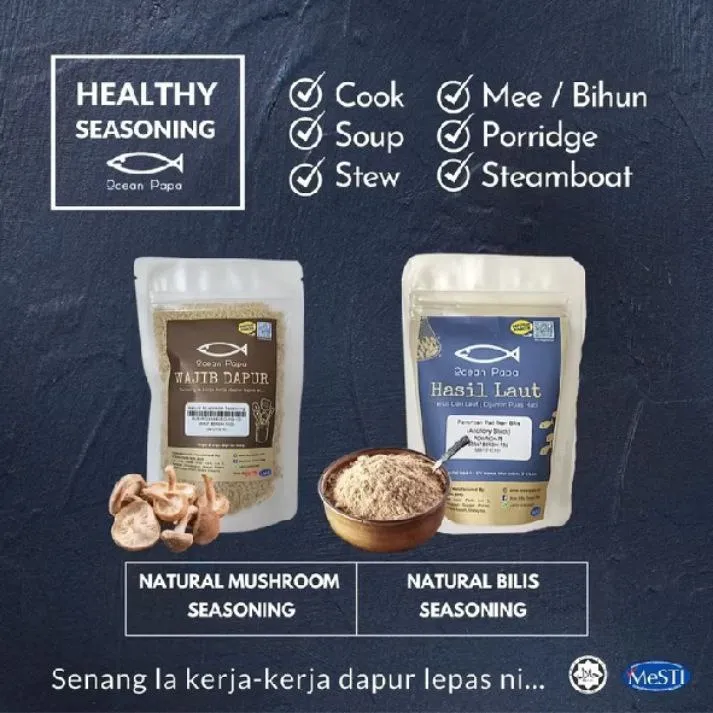Combo Mushroom Seasoning + Bilis Seasoning