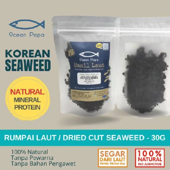 Rumpai Laut Kering (Dried Cut Seaweed) - 30g