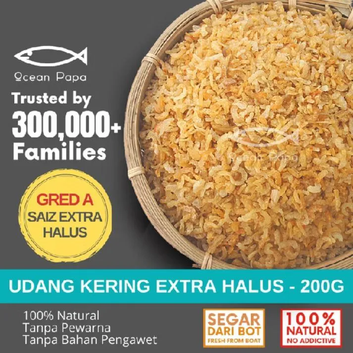 Udang Kering Extra Halus Gred A - 200g